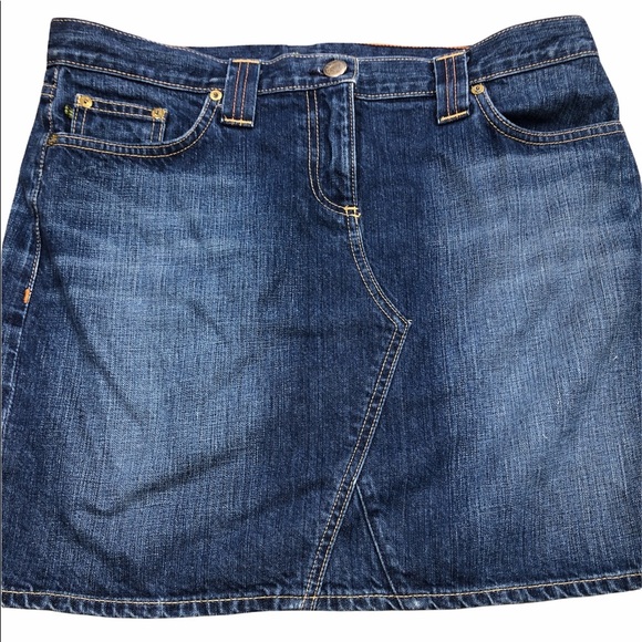 J Crew size 32 denim skirt - Picture 1 of 6